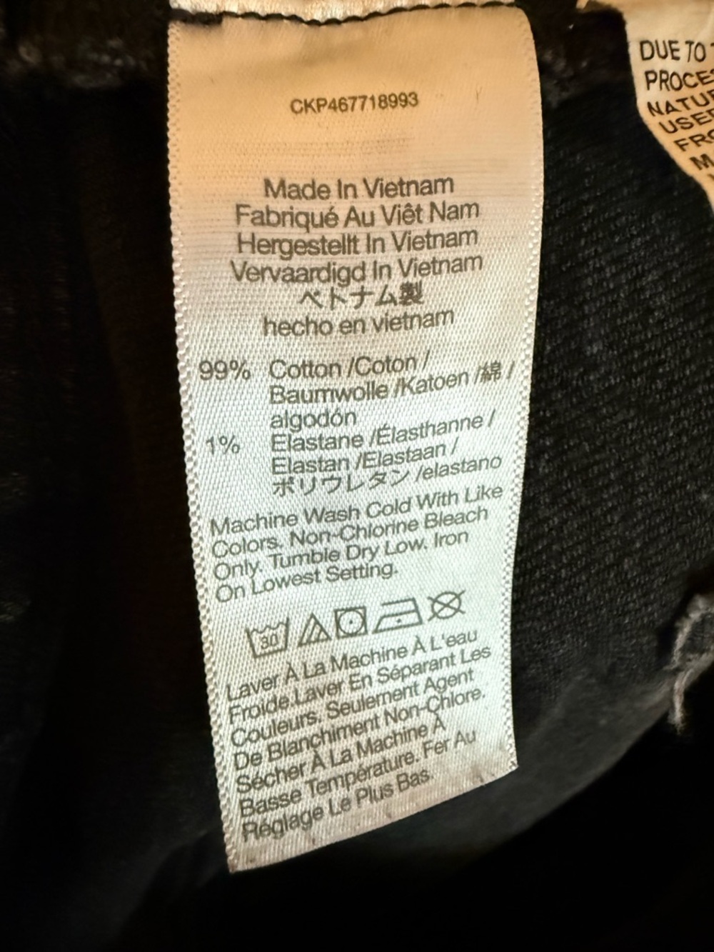 Madewell The Mid-Rise Perfect Vintage Jean Faded Black Straight Leg Size 32 - Picture 10 of 15